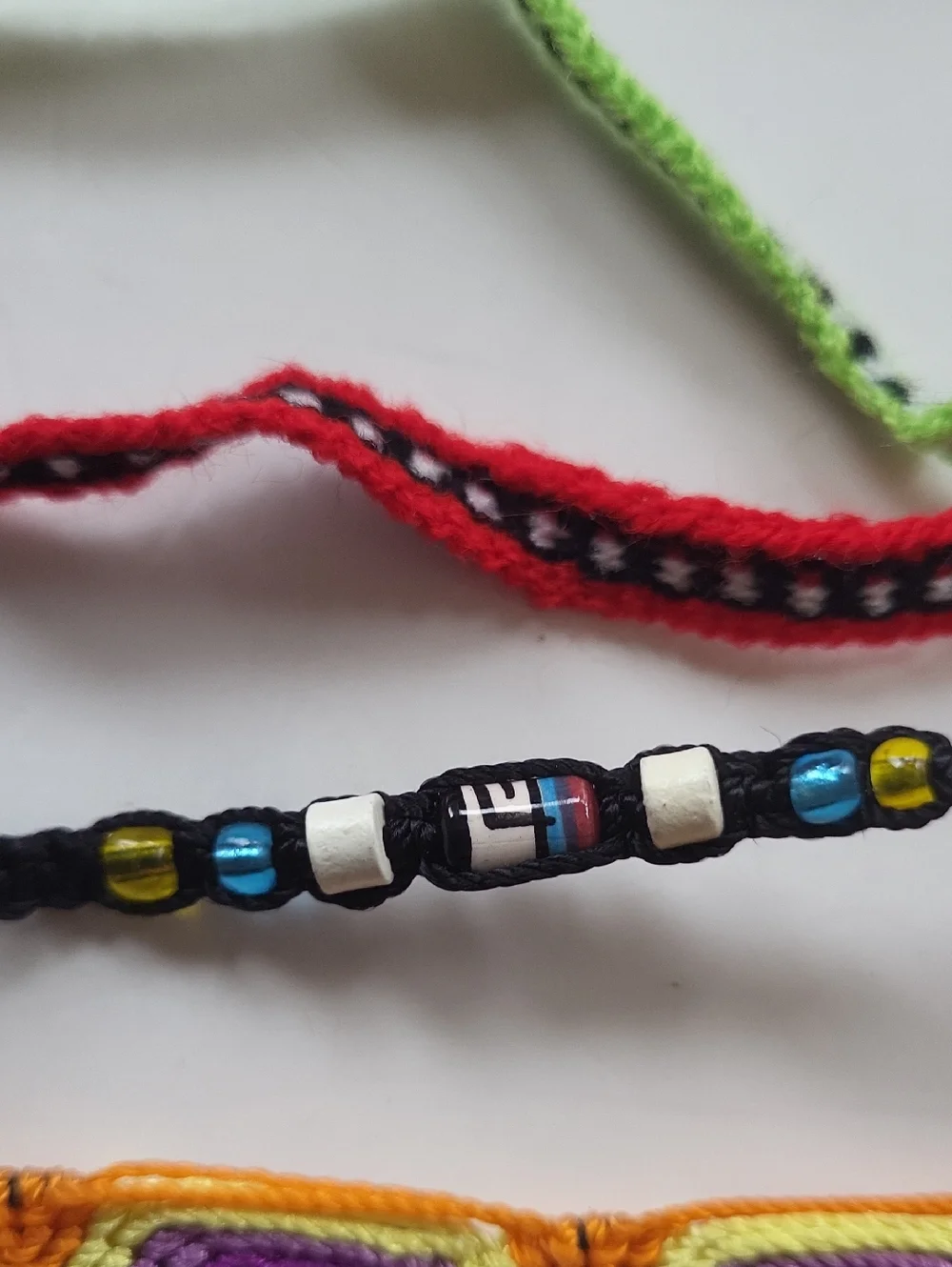 Handmade Multicolor Friendship Bracelets - Set of 10